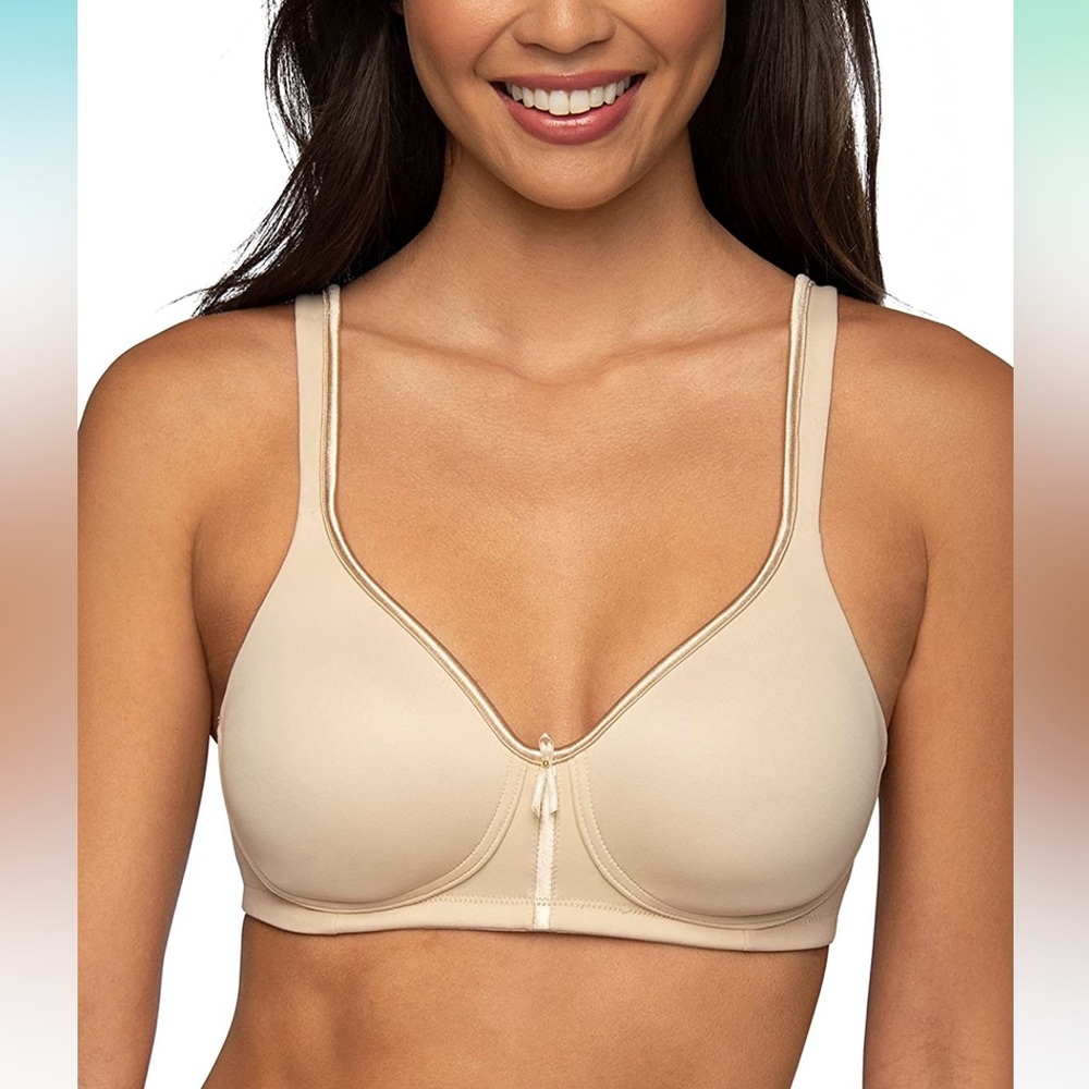 Vanity Fair Women's Body Caress Full Coverage Convertible Bra 34 C